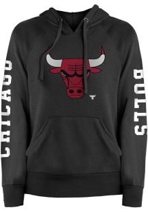 New Era Chicago Bulls Womens Black Fleece Hooded Sweatshirt