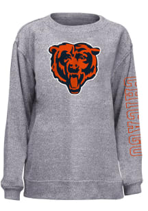 New Era Chicago Bears Womens Grey Cozy Crew Sweatshirt