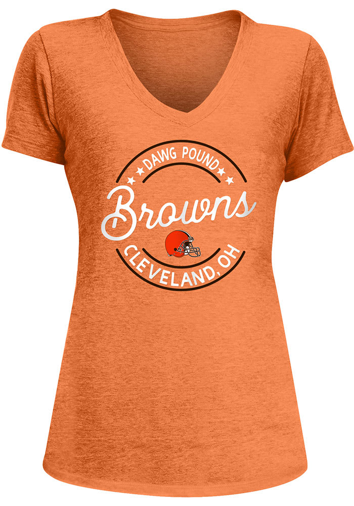 Cleveland Browns Womens Winning Seal Short Sleeve T-Shirt