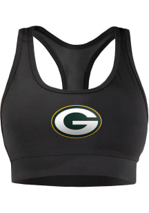 New Era Green Bay Packers Womens Black Mesh Tank Top
