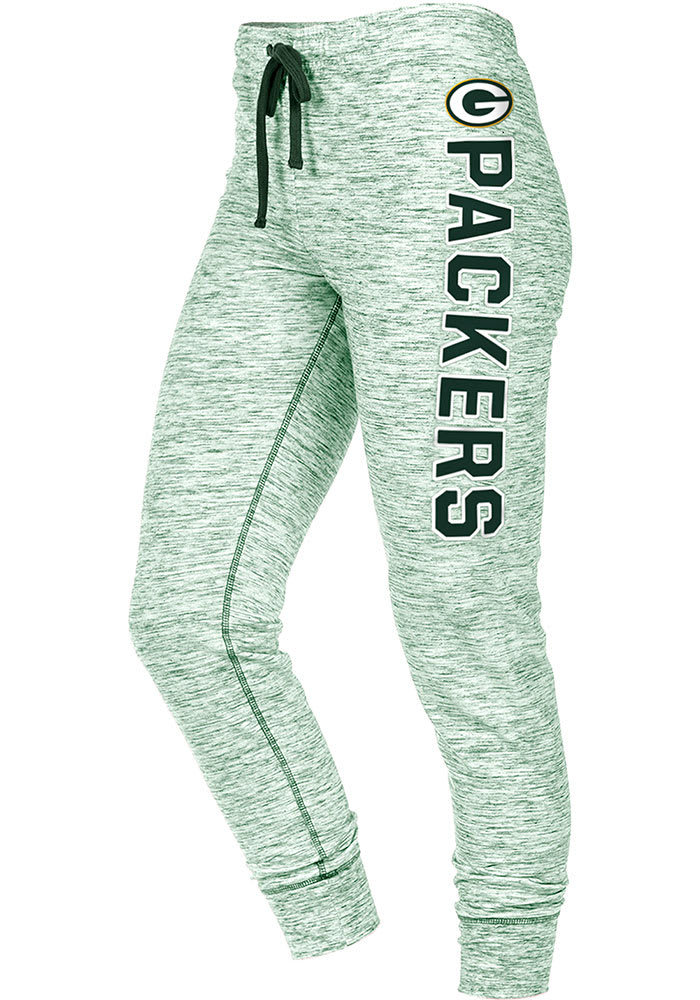 Green Bay Packers Womens Space Dye Green Sweatpants