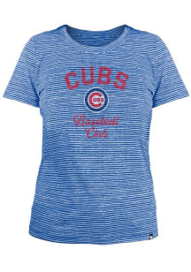 New Era Chicago Cubs Womens Blue Space Dye T-Shirt