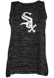 New Era Chicago White Sox Womens Black Space Dye Tank Top