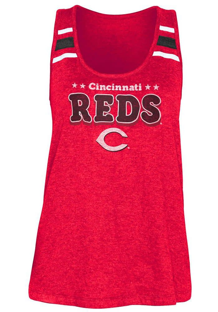 New Era Cincinnati Reds Womens Red Brushed T-Shirt