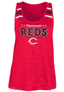New Era Cincinnati Reds Womens Red Athletic Tank Top