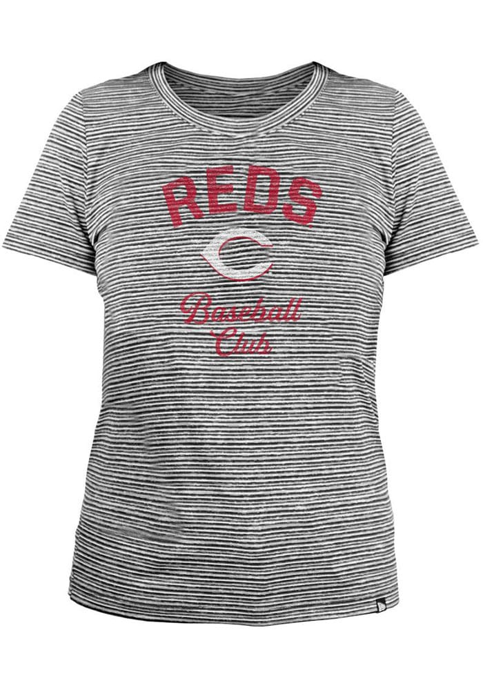 New Era Cincinnati Reds Women's Red Space Dye Crew Sweatshirt, Red, 60% Cotton / 40% POLYESTER, Size S, Rally House