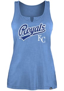 New Era Kansas City Royals Womens Light Blue Jersey Tank Top