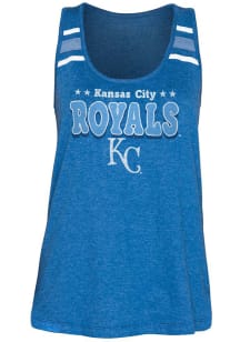 New Era Kansas City Royals Womens Blue Athletic Tank Top