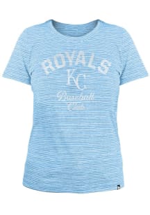 New Era Kansas City Royals Womens Light Blue Space Dye T-Shirt
