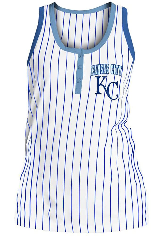 Kansas City Royals New Era Womens Blue Chevron Tank Top