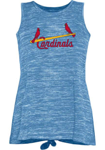 New Era St Louis Cardinals Womens Light Blue Space Dye Tank Top