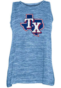 New Era Texas Rangers Womens Light Blue Space Dye Tank Top