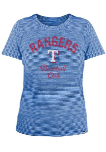 New Era Texas Rangers Womens Blue Space Dye T-Shirt