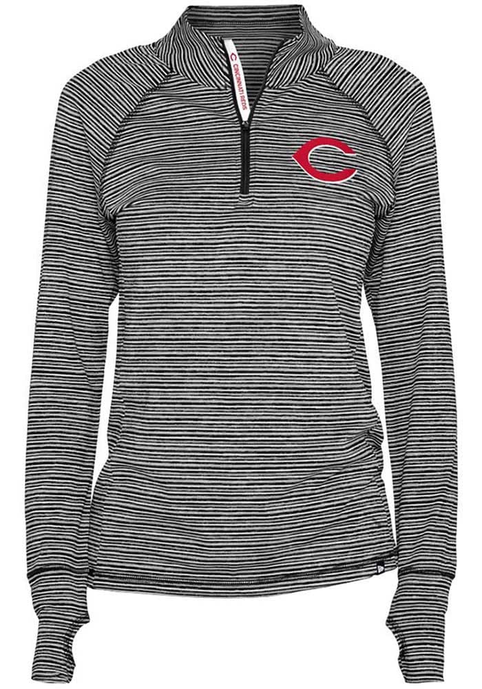 New Era Cincinnati Reds Women's Red Space Dye Crew Sweatshirt, Red, 60% Cotton / 40% POLYESTER, Size S, Rally House