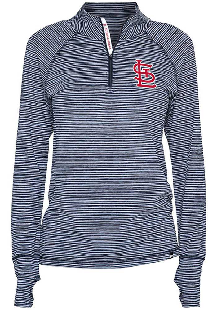 New Era Girls' St. Louis Cardinals Blue Space Dye Long Sleeve T-Shirt