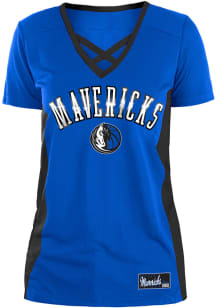 Dallas Mavericks Womens New Era Training Camp Fashion Basketball Jersey - Blue