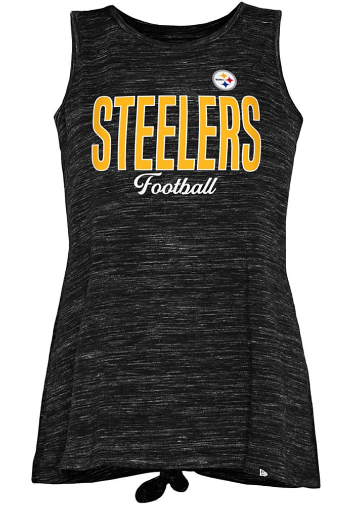 Antigua Women's Pittsburgh Steelers Tribute Sleeveless Black