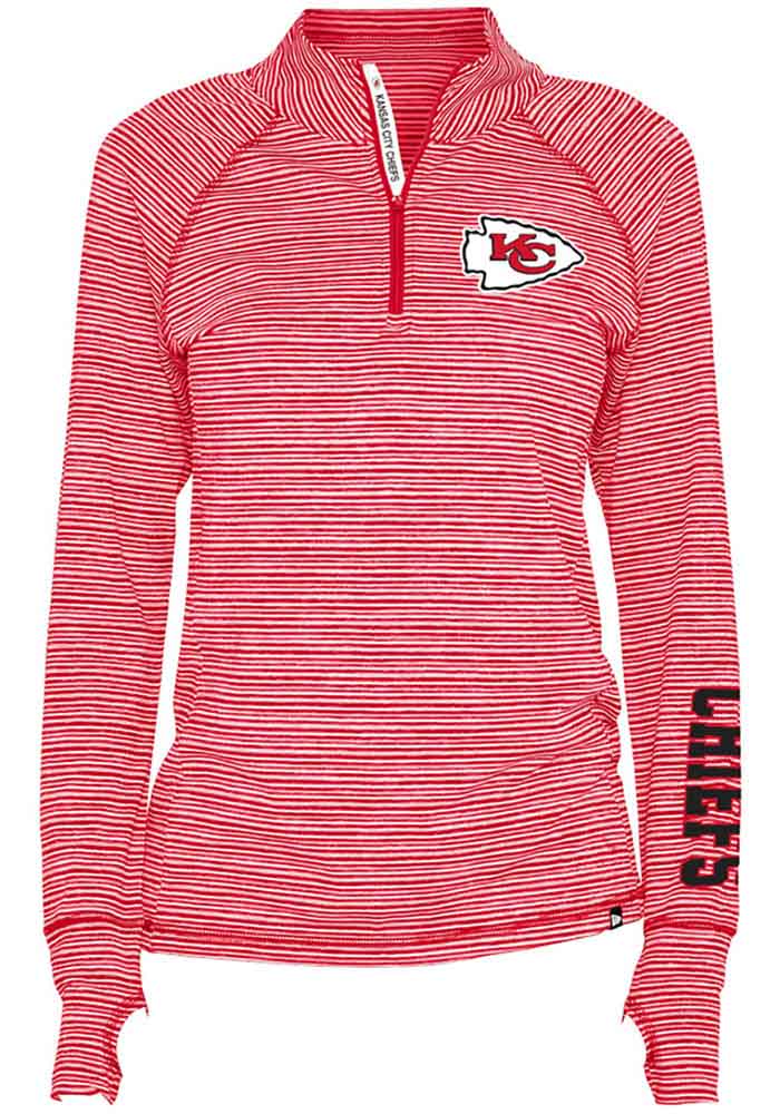 Kansas City Chiefs Womens Black Julie Comfy Cord Crew Sweatshirt