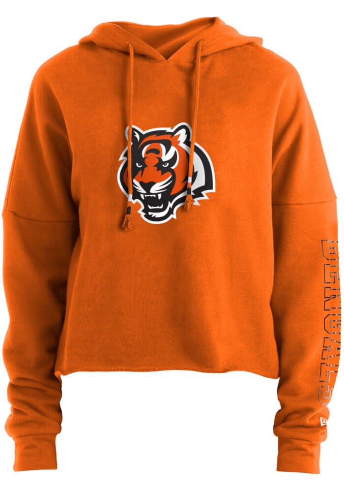 Cincinnati Bengals Womens Athletic Hoodie - Orange