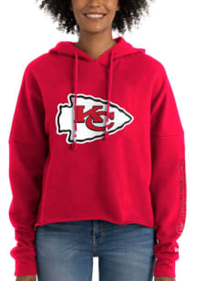New Era Kansas City Chiefs Womens Red Athletic Hooded Sweatshirt