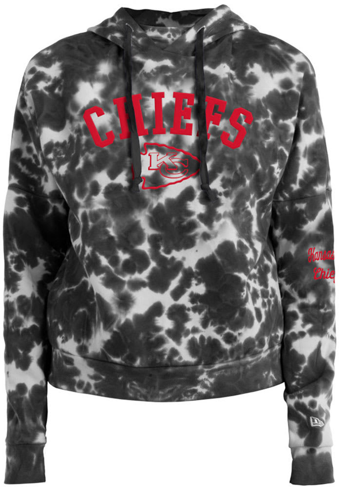 Womens Chiefs Touchdown Tie Dye Hoodie