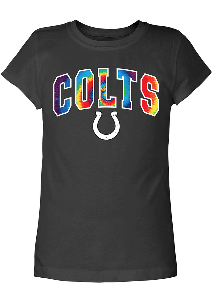 Women's Antigua Black Indianapolis Colts Wordmark Victory Full-Zip