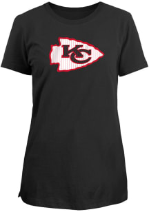 New Era Kansas City Chiefs Womens Black CityArch Short Sleeve T-Shirt