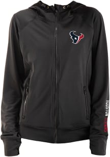 Houston Texans Womens Black Fleece Long Sleeve Full Zip Jacket