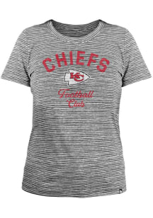 New Era Kansas City Chiefs Womens Black Space Dye T-Shirt