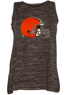 New Era Cleveland Browns Womens Brown Space Dye Tank Top