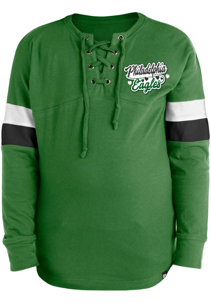 New Era Women's Philadelphia Eagles Kelly Green Sporty Long Sleeve