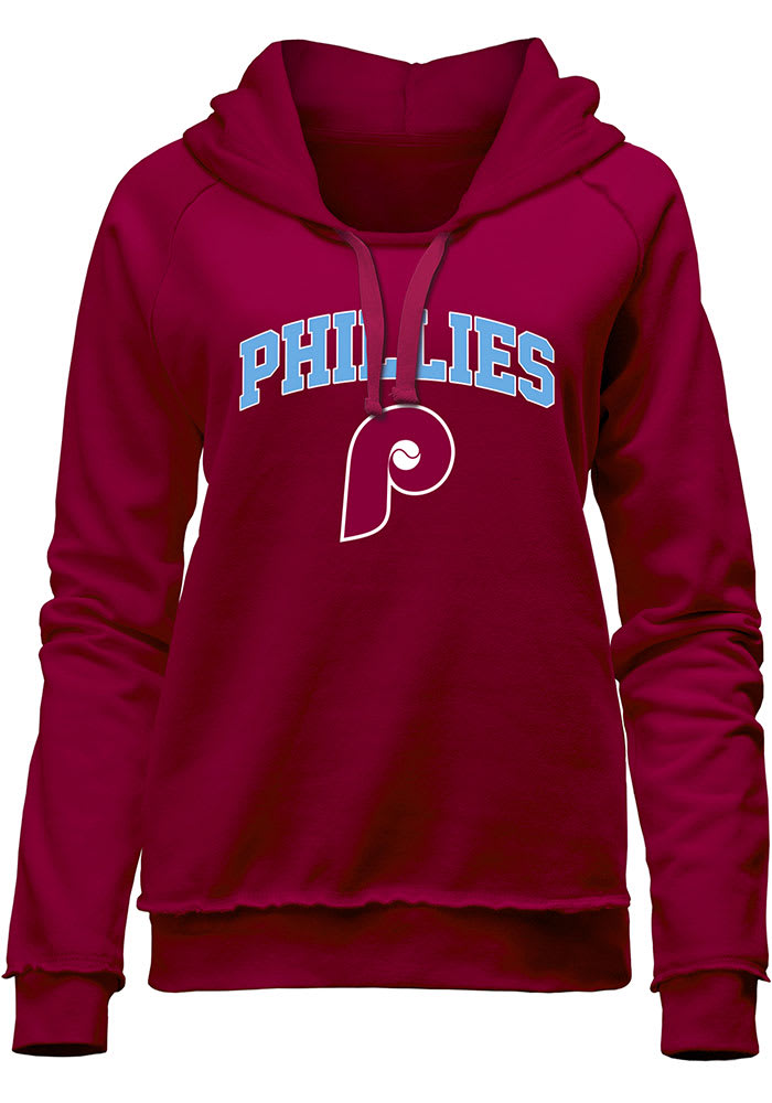 Philadelphia Phillies Mitchell & Ness Youth Retro Logo Pullover Hoodie -  Burgundy