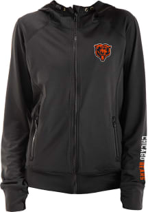 New Era Chicago Bears Womens Black Fleece Long Sleeve Full Zip Jacket