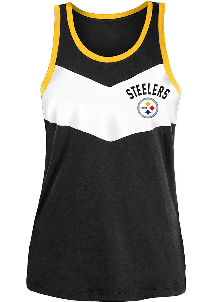 Antigua Women's Pittsburgh Steelers Tribute Sleeveless Black