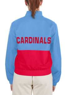 New Era St Louis Cardinals Womens Light Blue Windy Light Weight Jacket