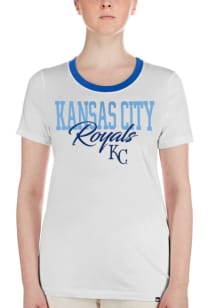 New Era Kansas City Royals Womens White Gameday Short Sleeve T-Shirt