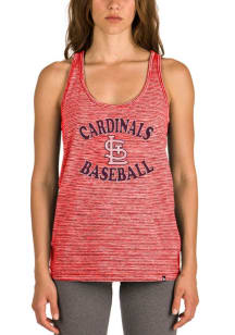 St Louis Cardinals Womens Red Rayon Tank Top