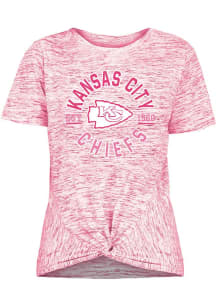 New Era Kansas City Chiefs Womens Pink Novelty Short Sleeve T-Shirt