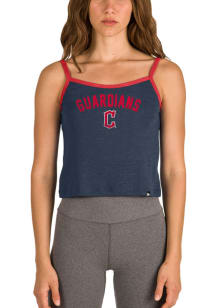 New Era Cleveland Guardians Womens Navy Blue Strappy Tank Top