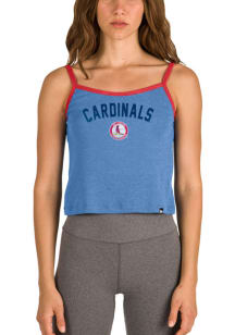 New Era St Louis Cardinals Womens Light Blue Strappy Tank Top