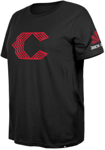 New Era Cincinnati Reds Womens Black City Connect Short Sleeve T-Shirt