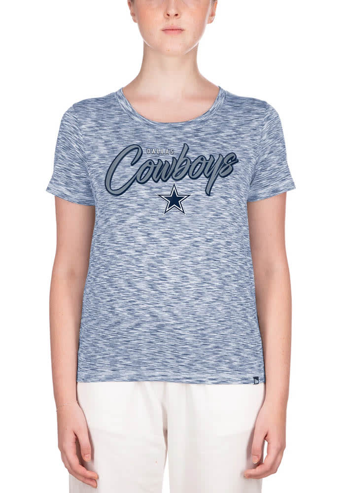 Dallas Cowboys Women's New Era Short Sleeve Crew Tee - Small