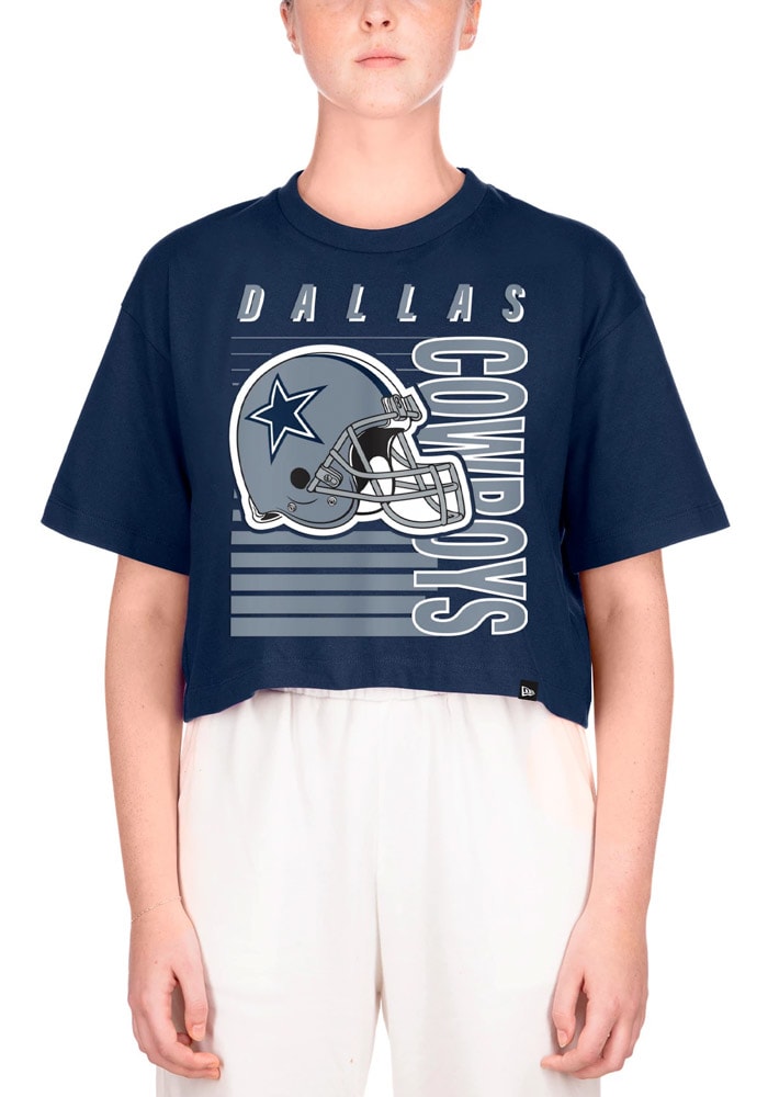 Dallas Cowboys Women's New Era Short Sleeve Crew Tee - Small