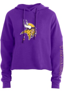 New Era Minnesota Vikings Womens Purple Athletic Hooded Sweatshirt