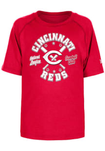 New Era Cincinnati Reds Youth Red Crossed Bats Short Sleeve T-Shirt