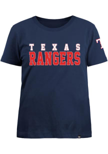 New Era Texas Rangers Womens Red Space Dye Short Sleeve T-Shirt
