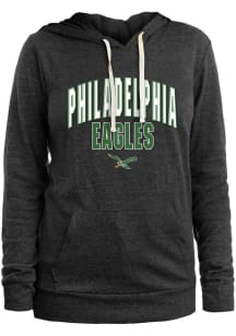New Era Philadelphia Eagles Womens Black Biblend Hooded Sweatshirt