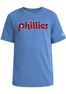 New Era Philadelphia Phillies Youth Light Blue Cooperstown Wordmark Short Sleeve T-Shirt