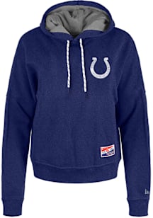 New Era Indianapolis Colts Womens Blue Washed Hooded Sweatshirt