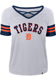 Detroit Tigers Womens New Era Training Fashion Baseball Jersey - White